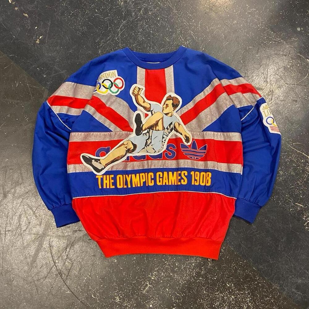 Vintage 80s Adidas Olympic Games Crewneck